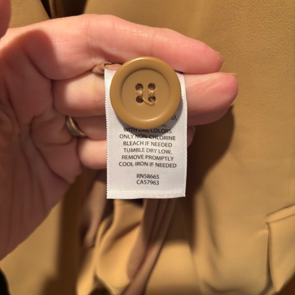 Nordstrom Open Edit Oversize Blazer in Tan Cartouche XL NWT - Picture 6 of 7